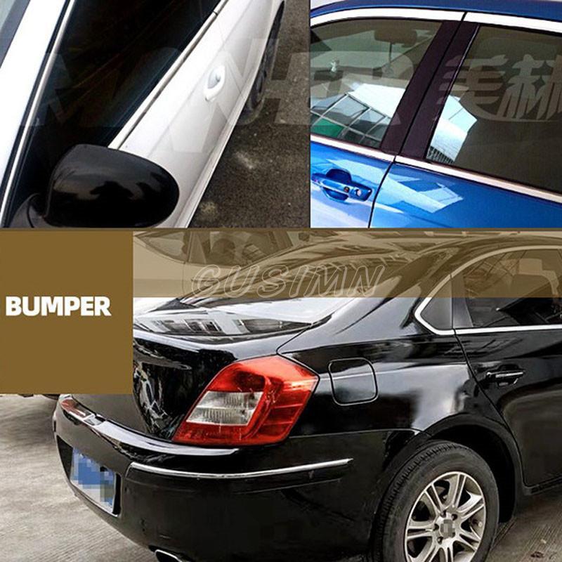 Car Chrome Door Window Bumper Side Body Trim Molding Strip Decal Protector 9.8ft
