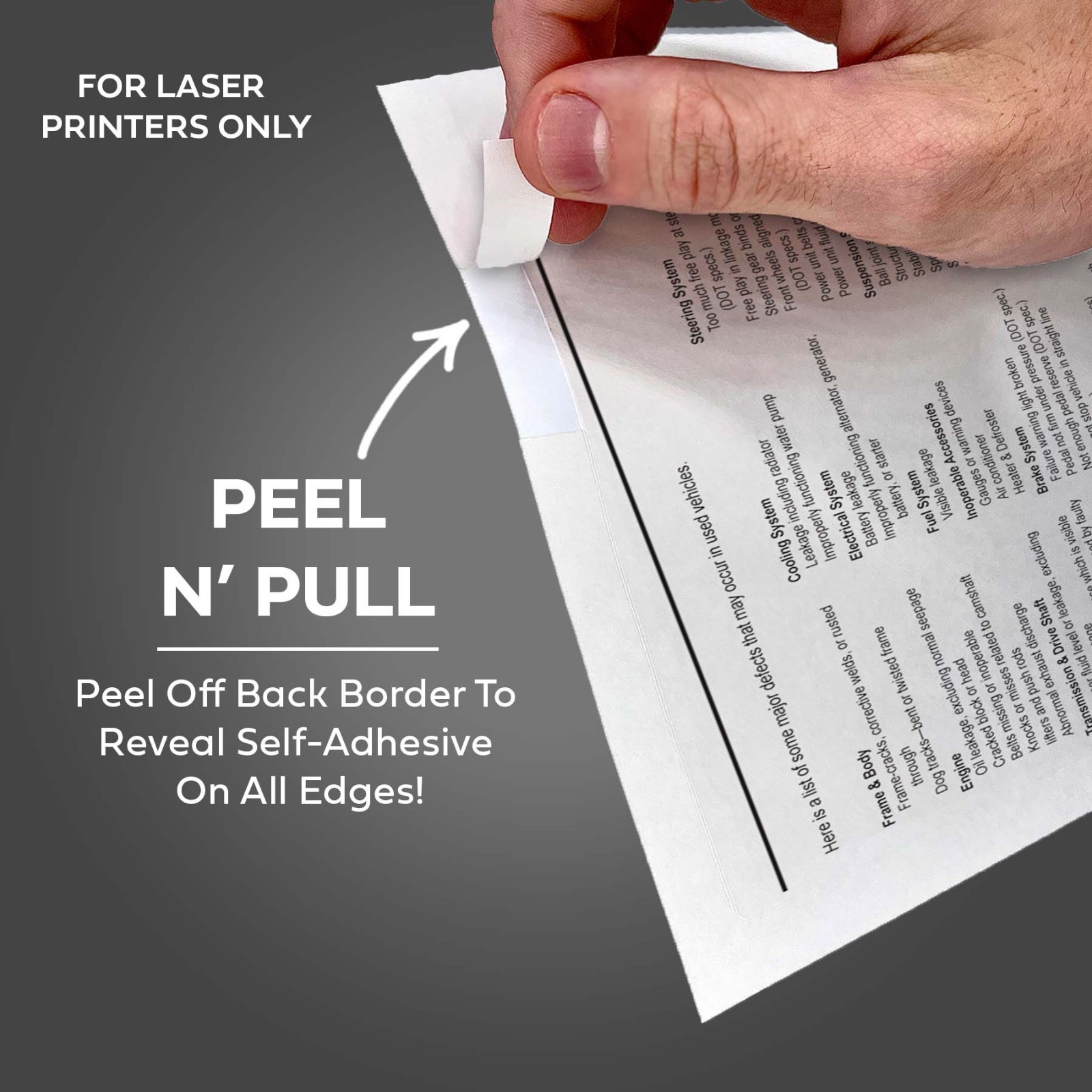Exterior Buyers Guide – Massachusetts – Window Stickers (100 Pack)