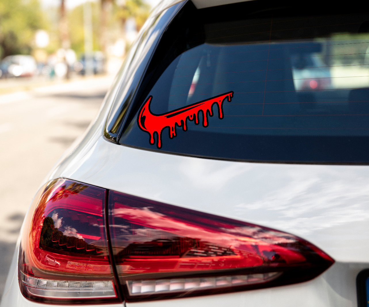 Sticker Nike Drip 2 Layers Decal Oracal 651 Vinyl for Cars Motorcycle Laptop PC