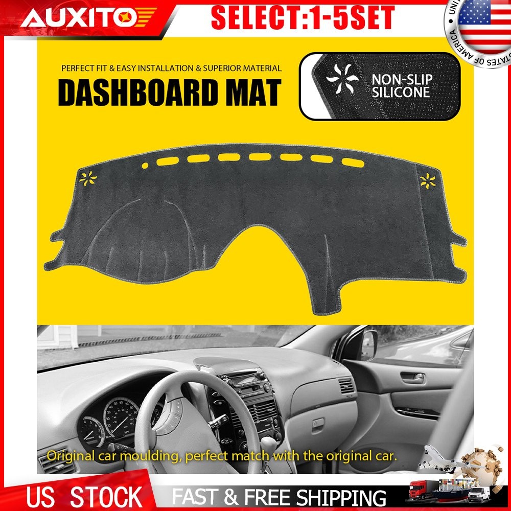 Gray Mat Dash Cover for Toyota Sienna 2004 2005 06 07 Dashboard Carpet Pad 1-5X