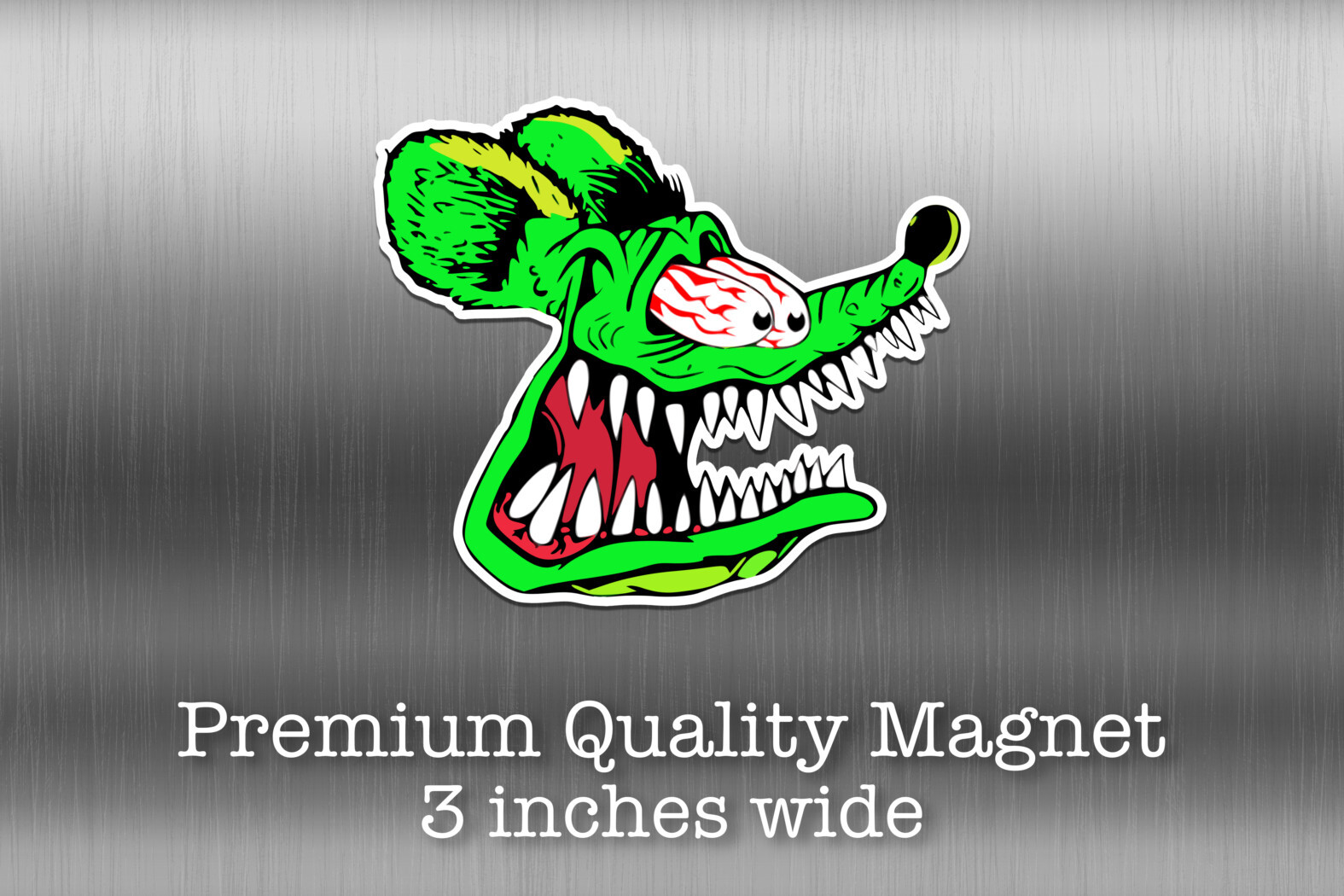 Rat Fink Hot Rod 3 inch Premium Quality Magnet Car Toolbox Car Fridge