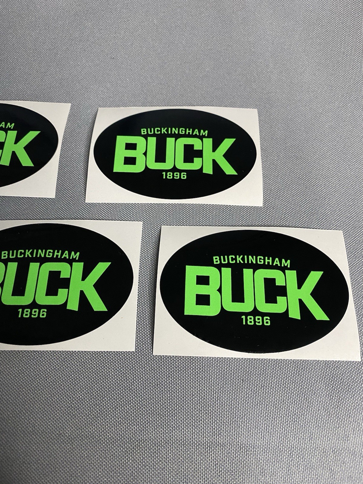 5 pk Buckingham Buck Hard Hat Stickers – Lineman Arborist Electrician Substation