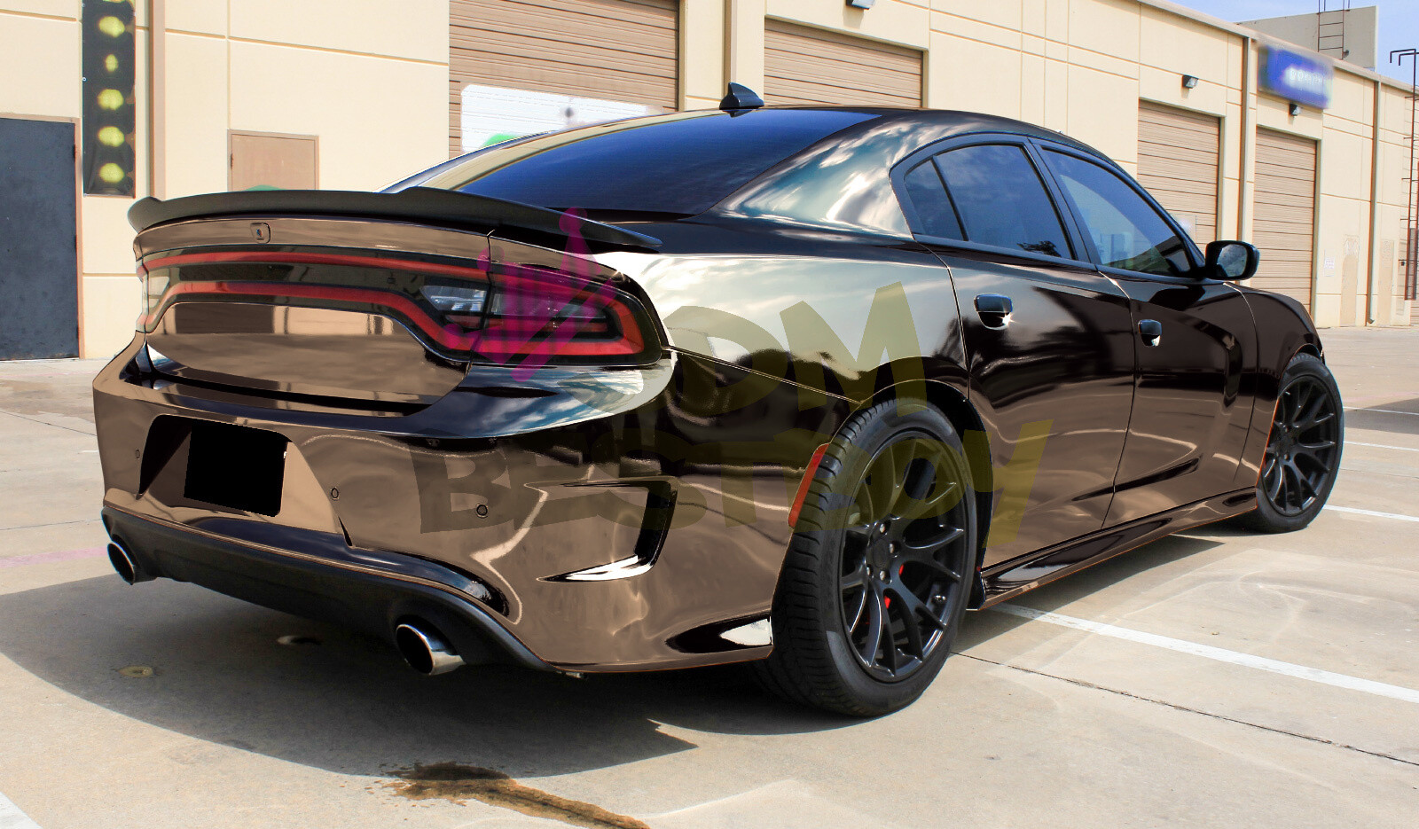 Chrome Black Dark Car Vinyl Wrap Sticker Decal Sheet DIY Air Release Bubble Free