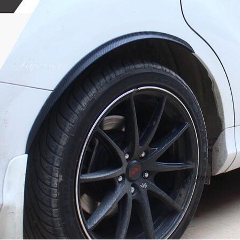 2x Car Fender Flares Wheel Eyebrow Arch Extension Protector Moulding Trim Strip