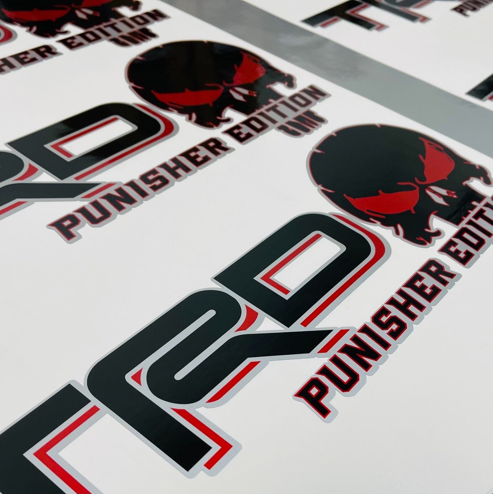 TRD Tacoma Skull Bedside Accessories Exterior Sports Punisher Edition Decals