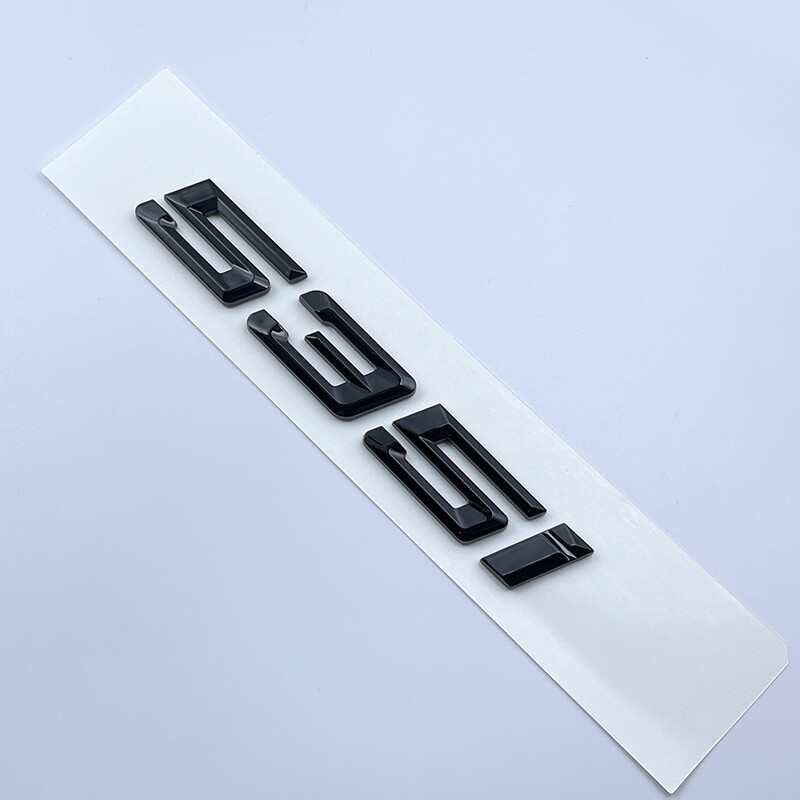 Gloss Black 535i Trunk Lid Rear Emblem Badge Letter For 5-Series 535 E39 E60 F10