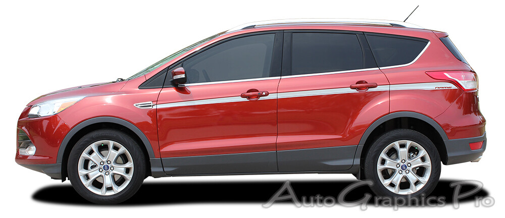 Ford Escape Decals Vinyl Graphics OUTBREAK Mid Body Stripe 3M Decal 2013-2019