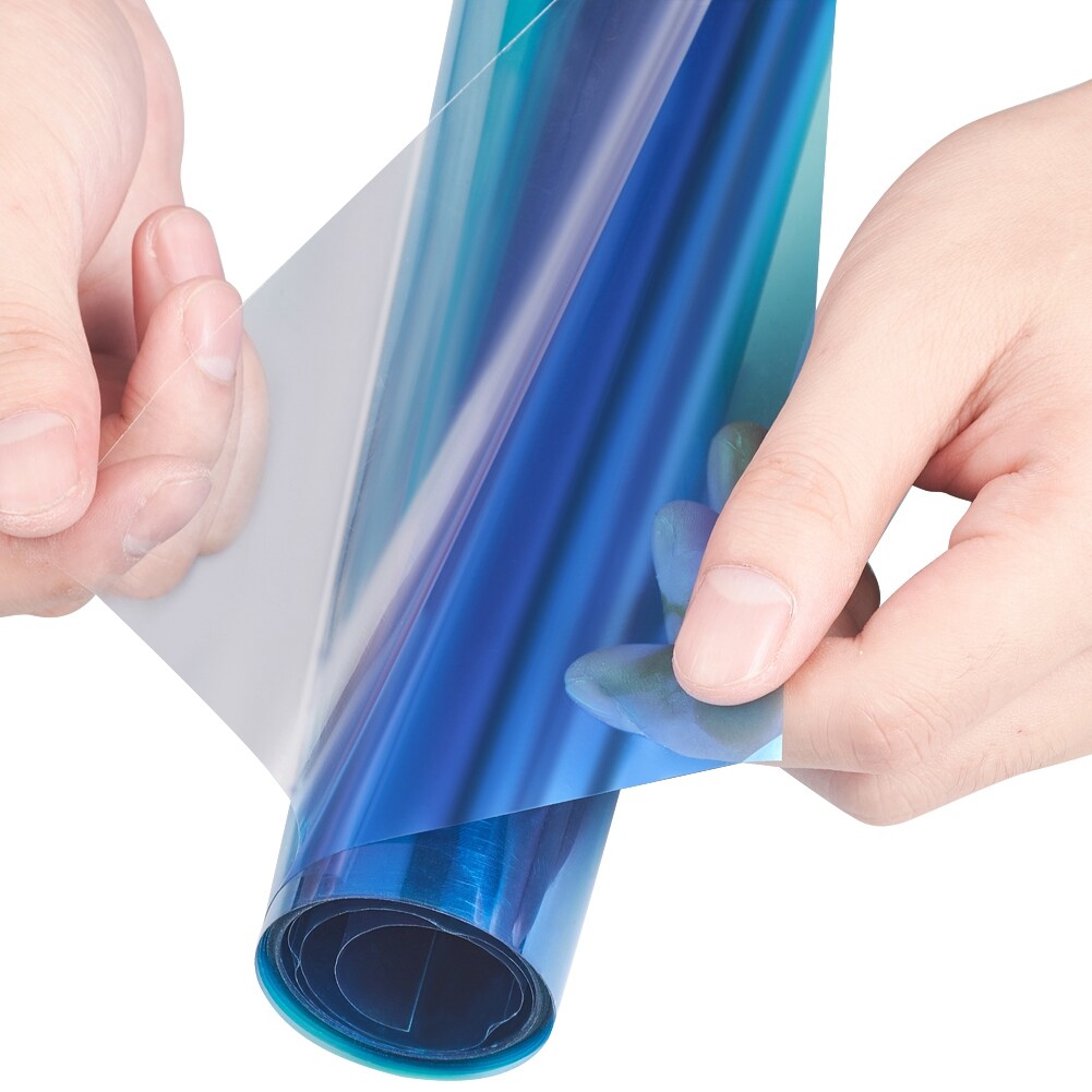 60%VLT Chameleon Light Blue Front Window Roll Tint Solar Film Protection Sticker