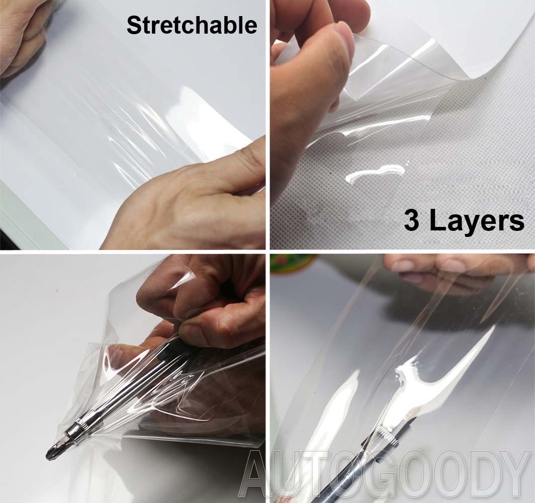 36″x60″ Clear Bra Paint Protection Vinyl Film Wrap Transparent Car Paint Shield