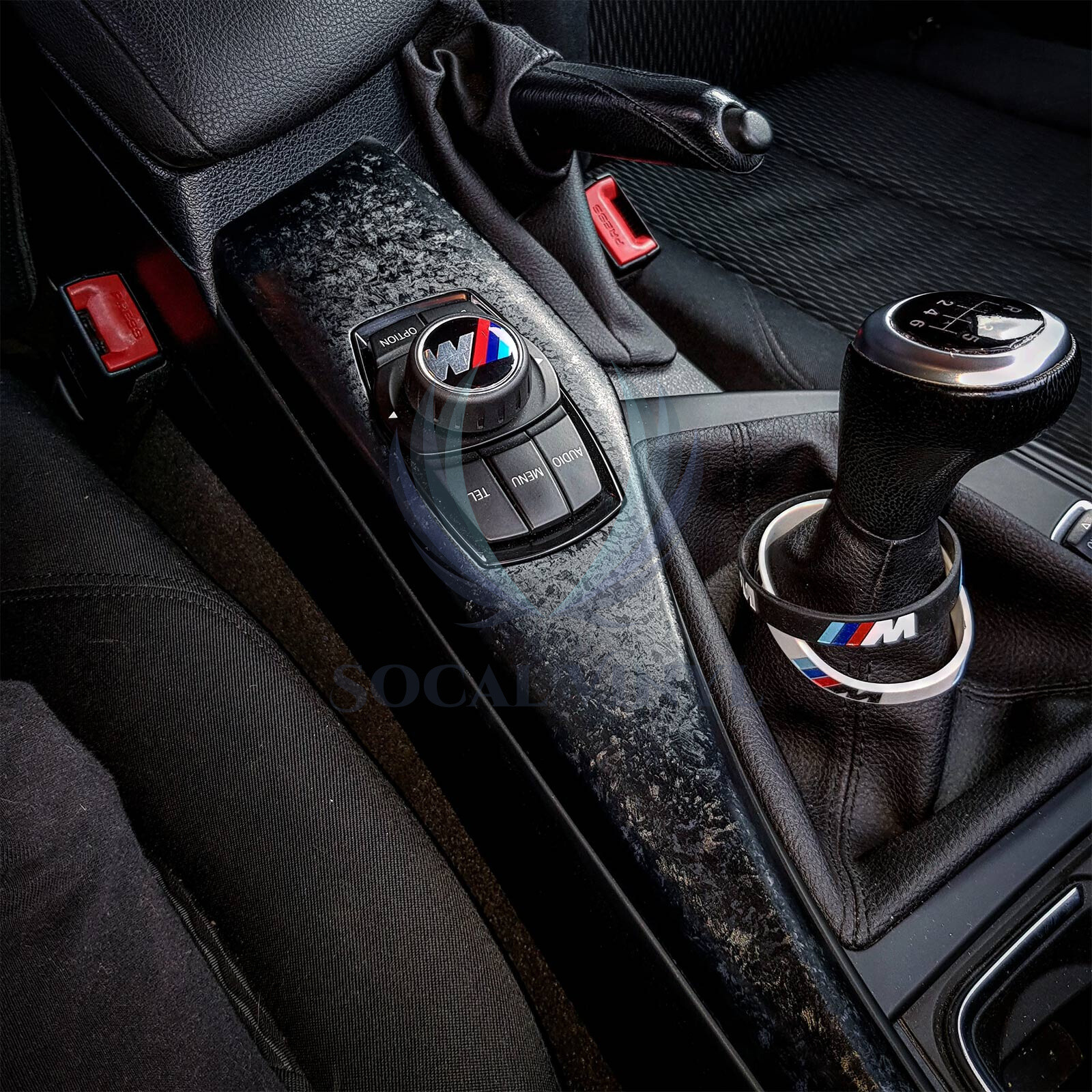 3D Forged Matte Black Textured Carbon Fiber Vinyl Wrap Bubble Free Air Release