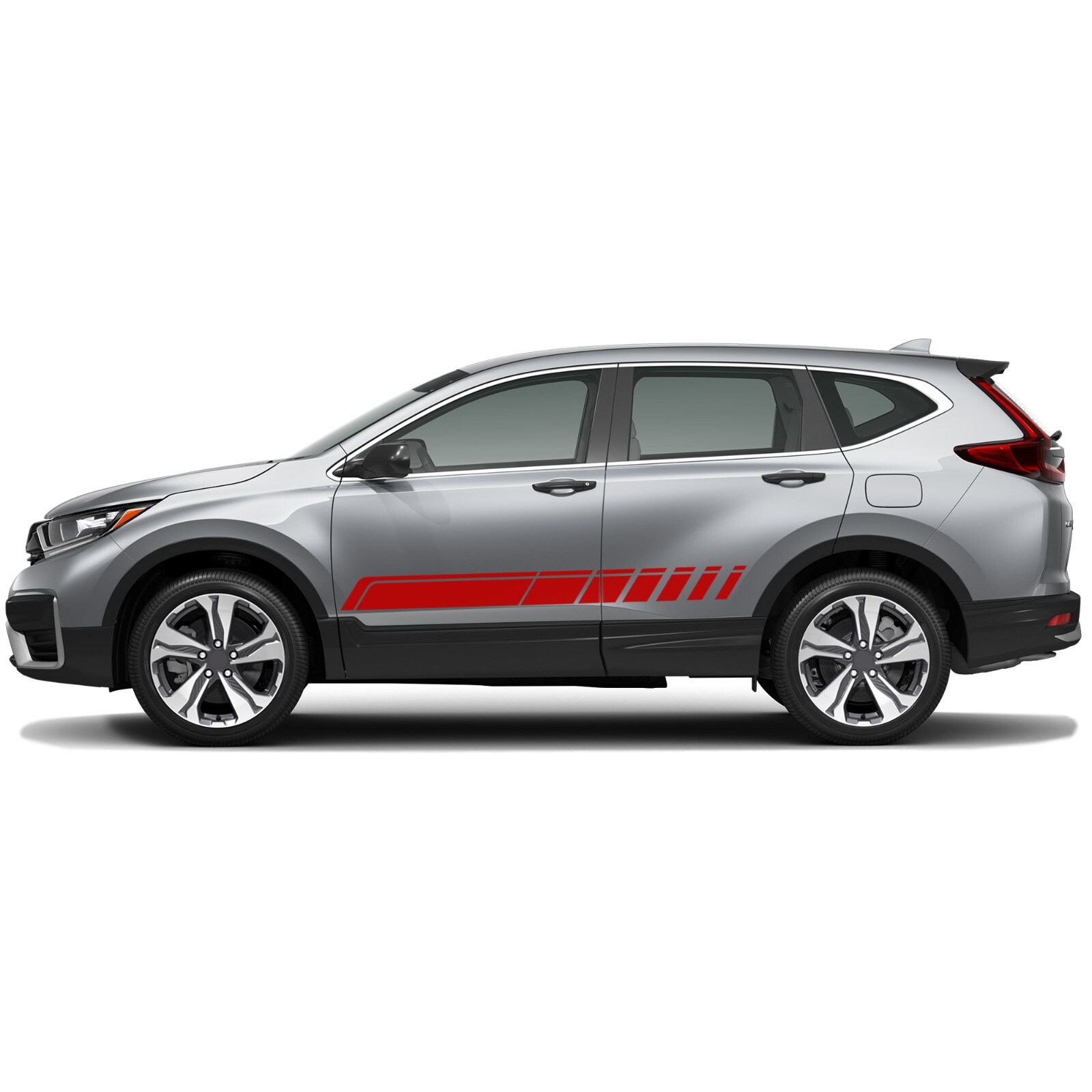 Side door rocker stripes graphics stickers decal compatible with Honda CR-V