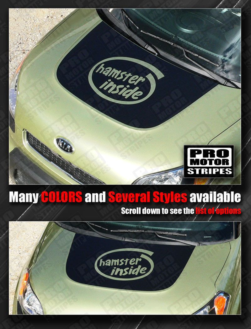 For KIA SOUL Hood Accent Stripe Decal 2012 2013 2014 2015 2016 2017 2018