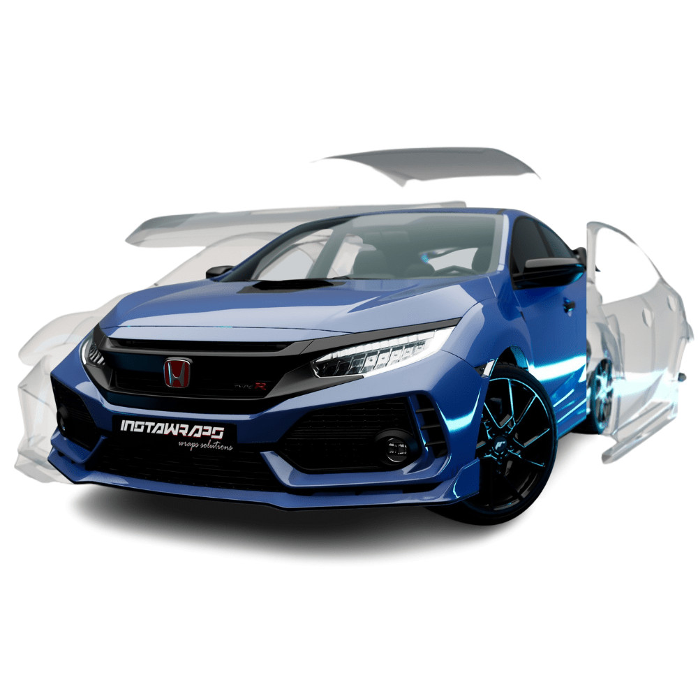 3M Colored PPF / PWF Series Gloss Neptune Blue Paint Protection Film | PWF-G97