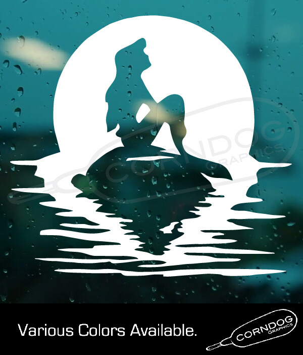 Disney Little Mermaid STICKER VINYL DECAL MICKEY MOUSE WALT DISNEY WORLD PRINCE