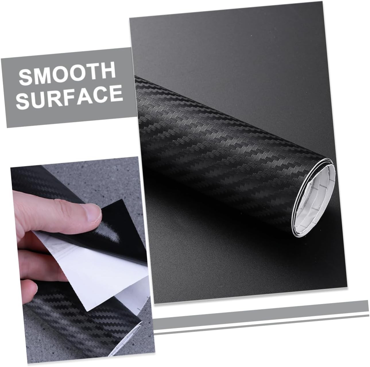 Carbon Fiber Car Sticker Protector Door Strip Sill Anti-scratch Tape 4inch*10ft