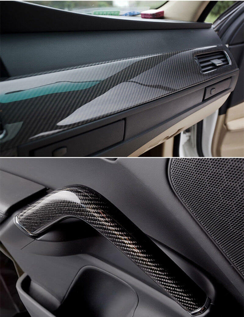 US Waterproof Carbon Fiber Vinyl Car Wrap Sheet Roll Film Sticker Decal Paper