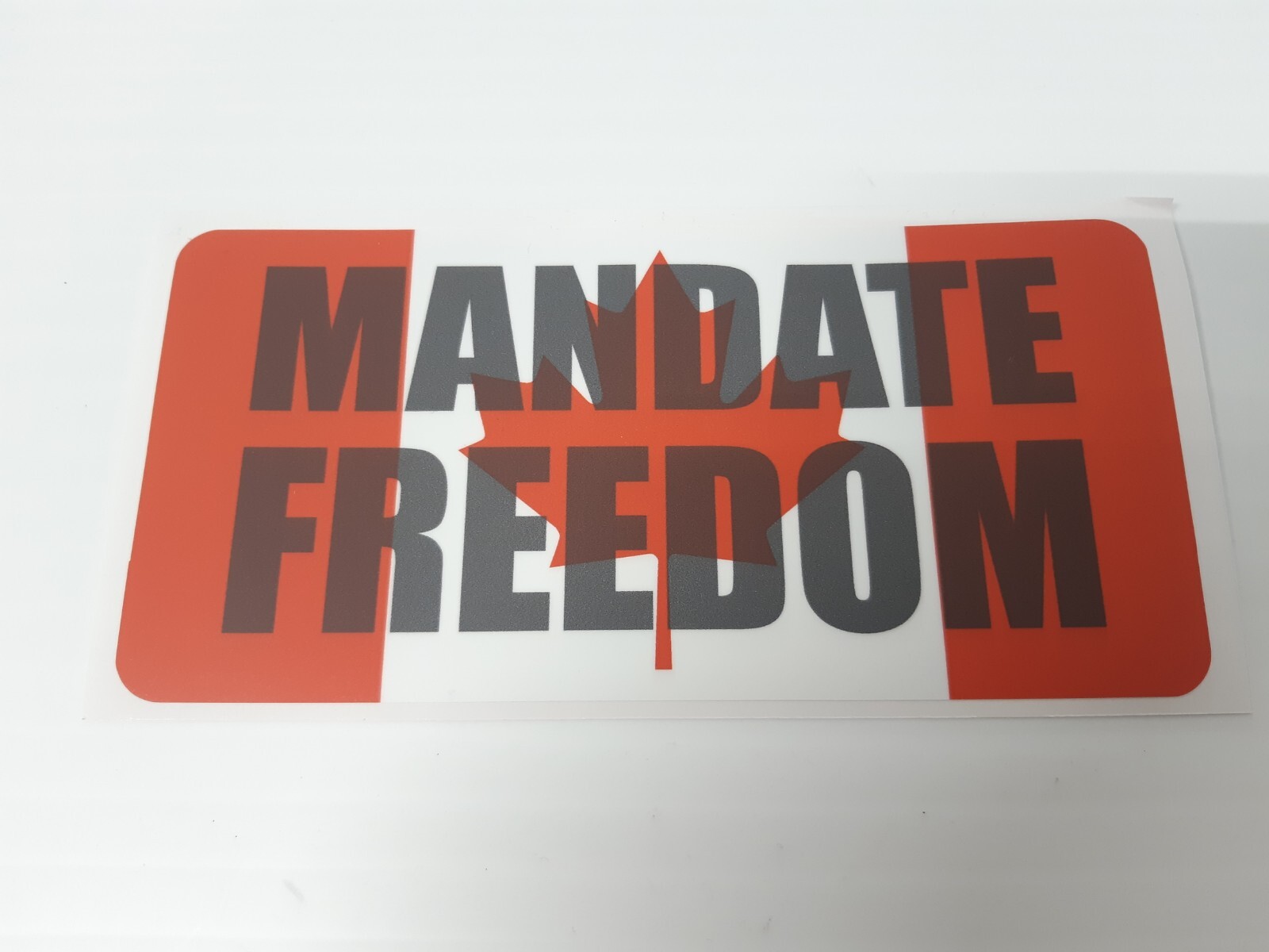 Set of 3 Mandate Freedom Bumper Sticker Vinyl Decal Car Laptop 7×3.5 inches