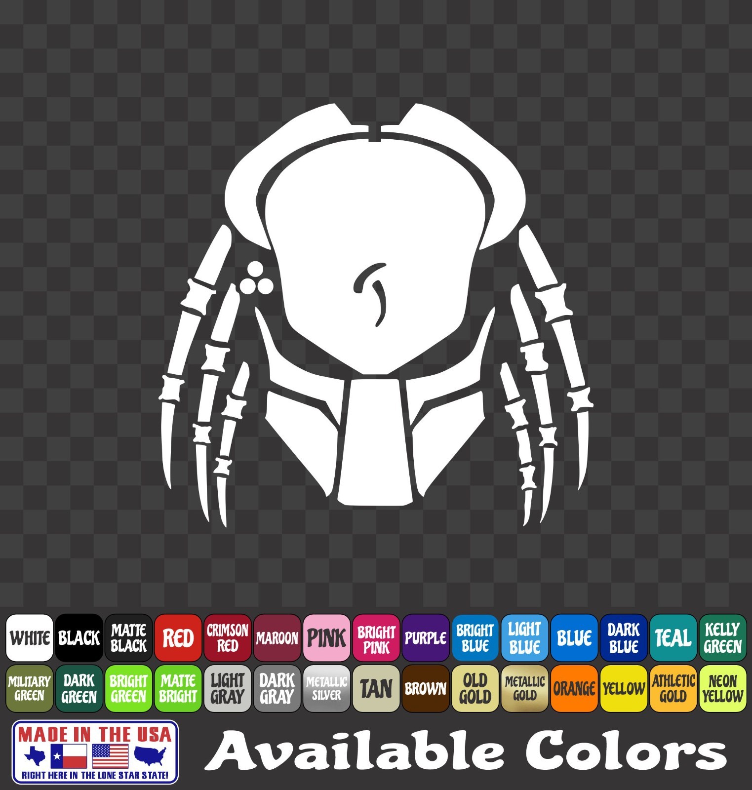 Predator Sticker Hunting Symbol Decal Predator Call Vinyl Outdoor