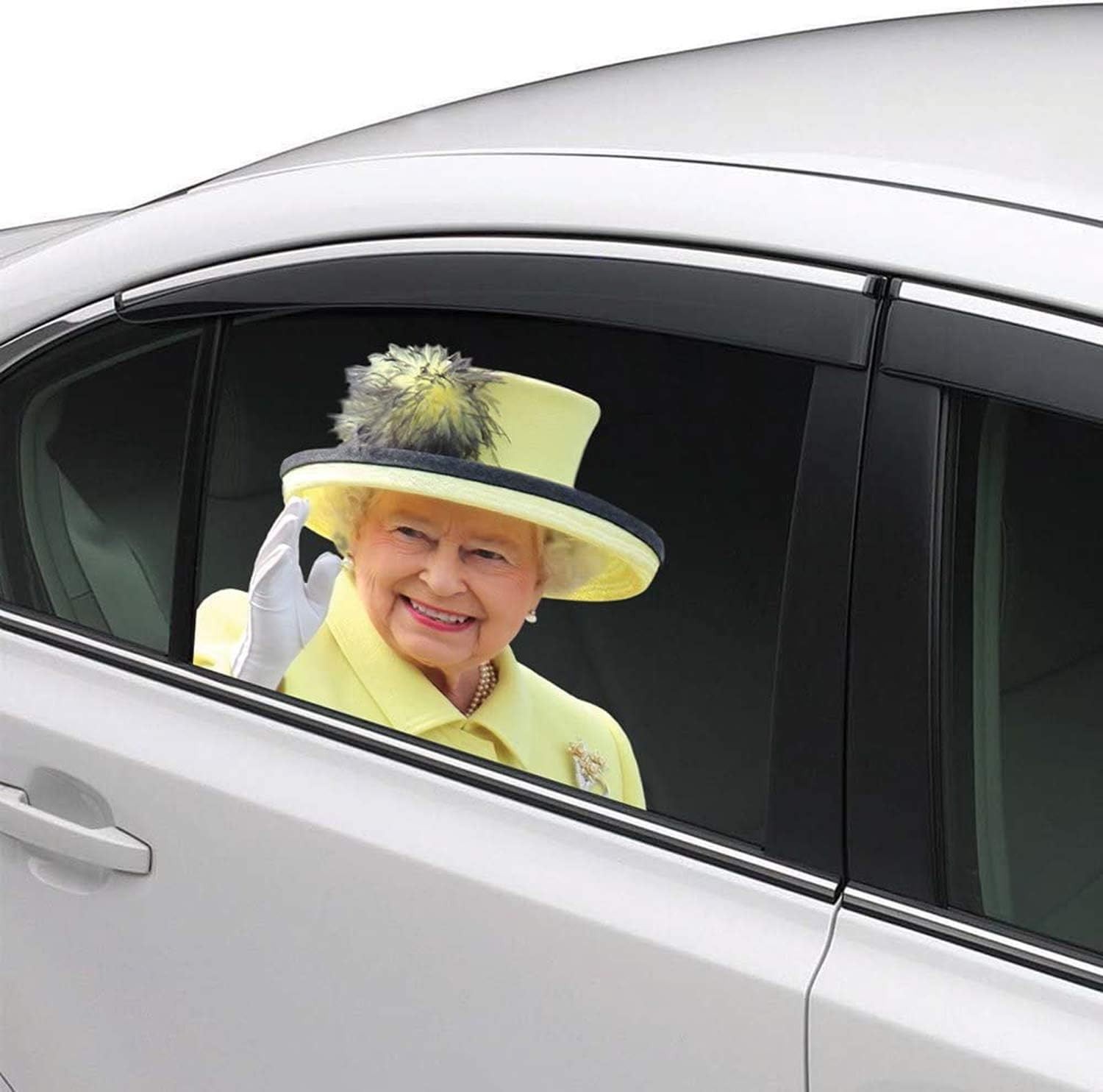 Waterproof Queen Character Car Sticker for Right Side Window