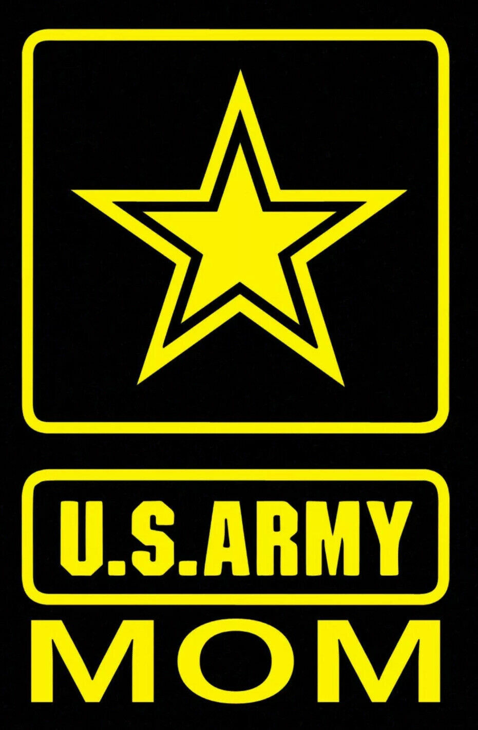 Army mom decal choose color military proud parent armed forces hero usa america