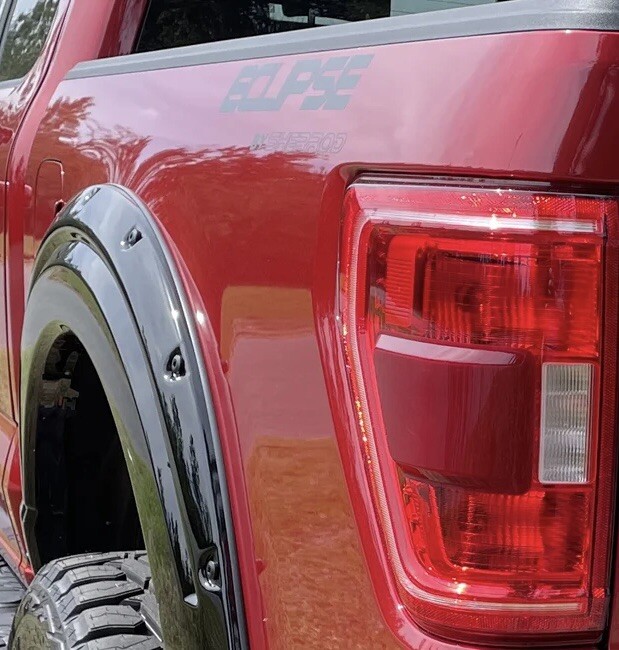 OEM Chevy Silverado LZ-1 Eclipse By Sherrod Bedside Vinyl Decals 2PC Set New