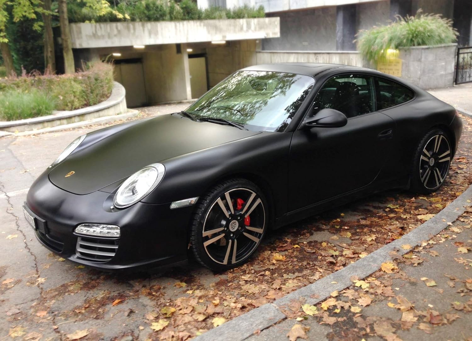 60 Inch x 1ft Matte Black Car Wrap Vinyl with Air Release Technology