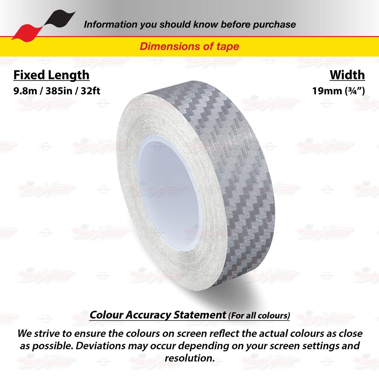 CARBON FIBER DARK GREY 19mm 3/4″ PIN STRIPE Car Stripe TAPE Decal Vinyl Sticker