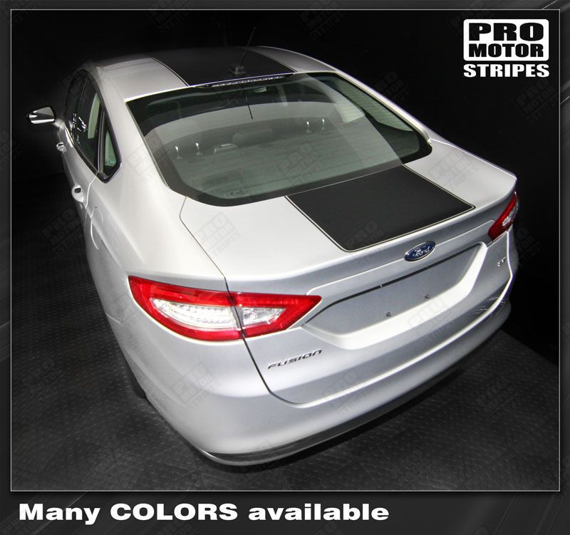 FORD FUSION Over Top Hood Roof & Rear Stripes Decals 2013 2014 2015 2016
