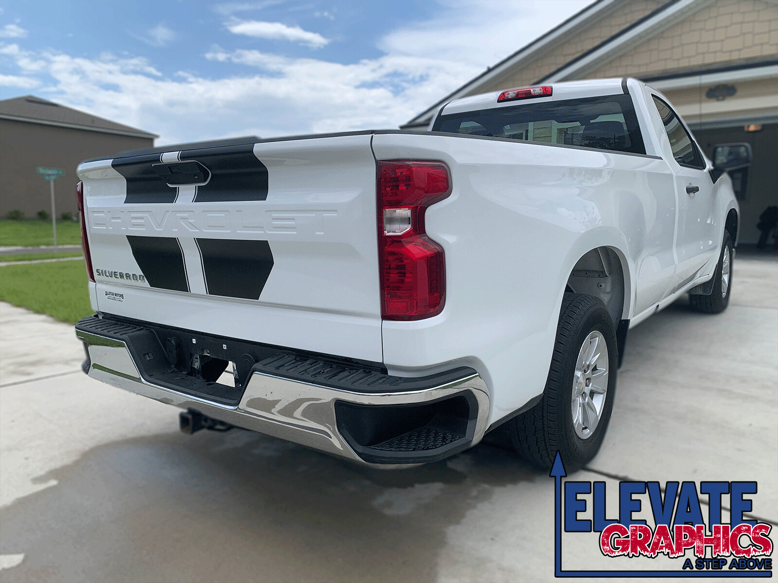 Fits Chevy Silverado Rally Beast Two Graphics Vinyl Stripes 3M Decals 2019-2023