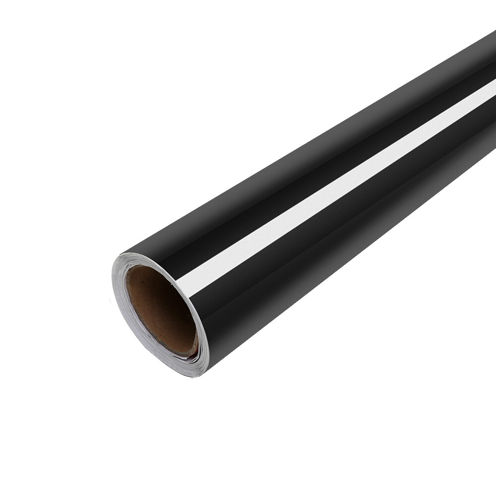 Premium High Gloss Black Vinyl Wrap Car Sticker Film Decal Bubble Free Universal