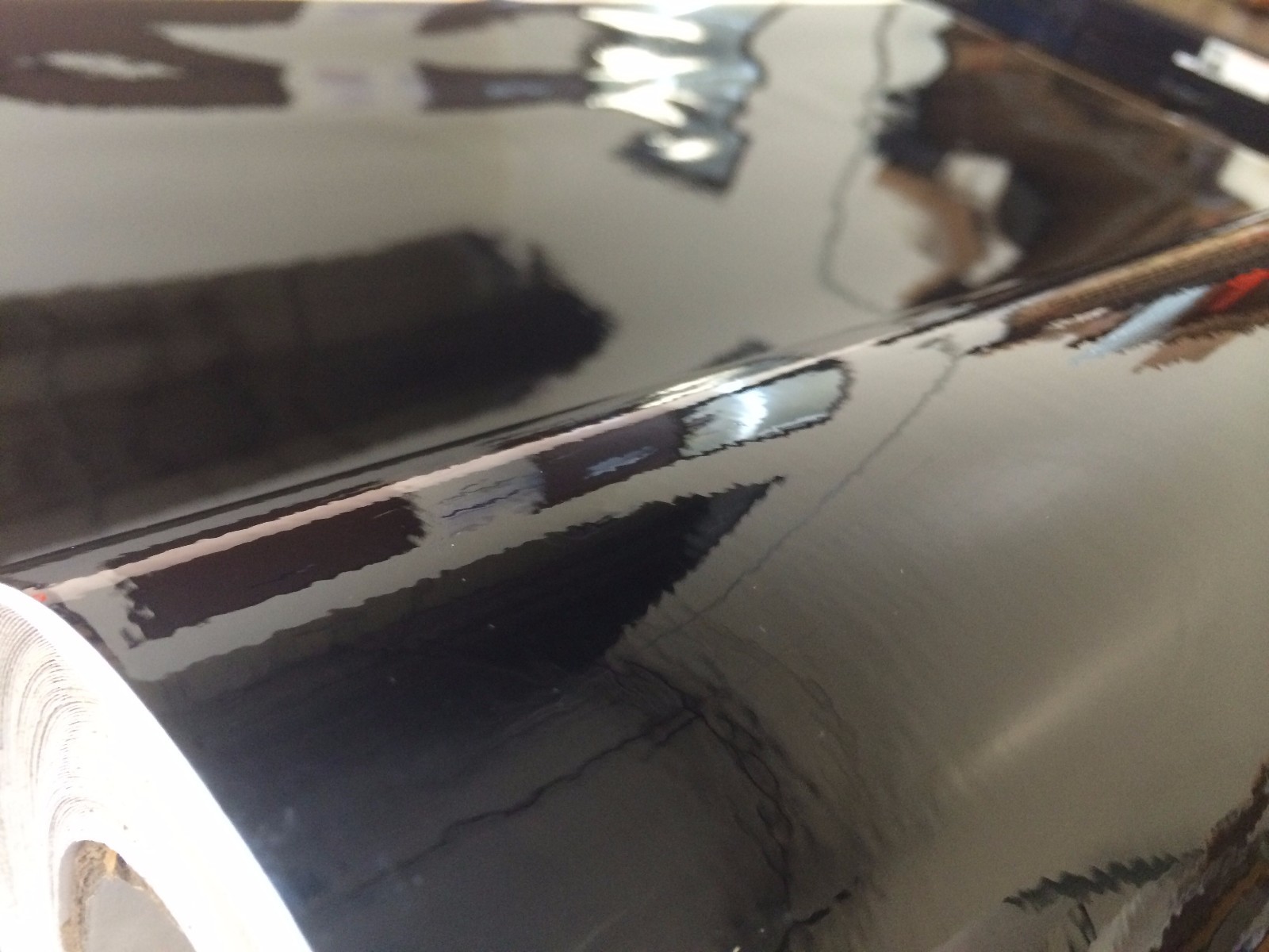 Gloss Black Vinyl Vynil Car Auto Vehicle Wrap Sticker Decal Film Sheet Roll