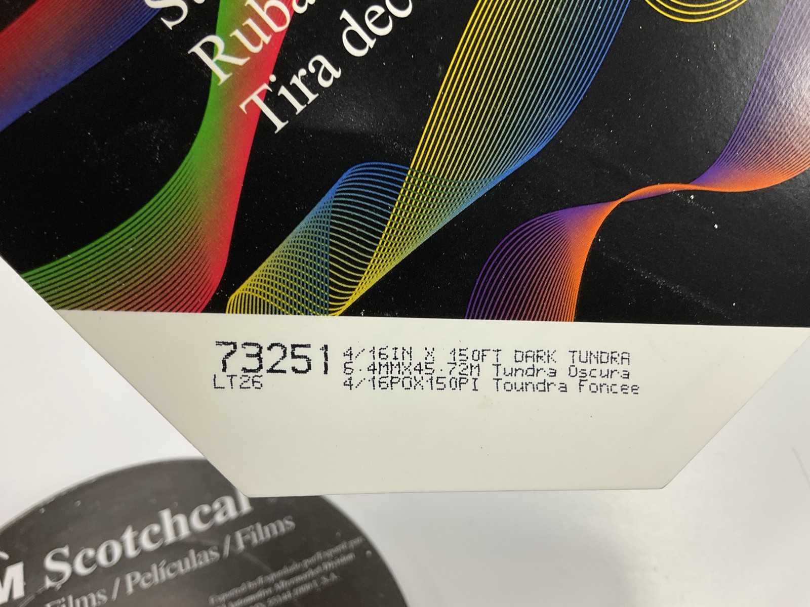 3M Scotchcal 73251 Dark Tundra Striping Automotive Tape – 1/4″x150′