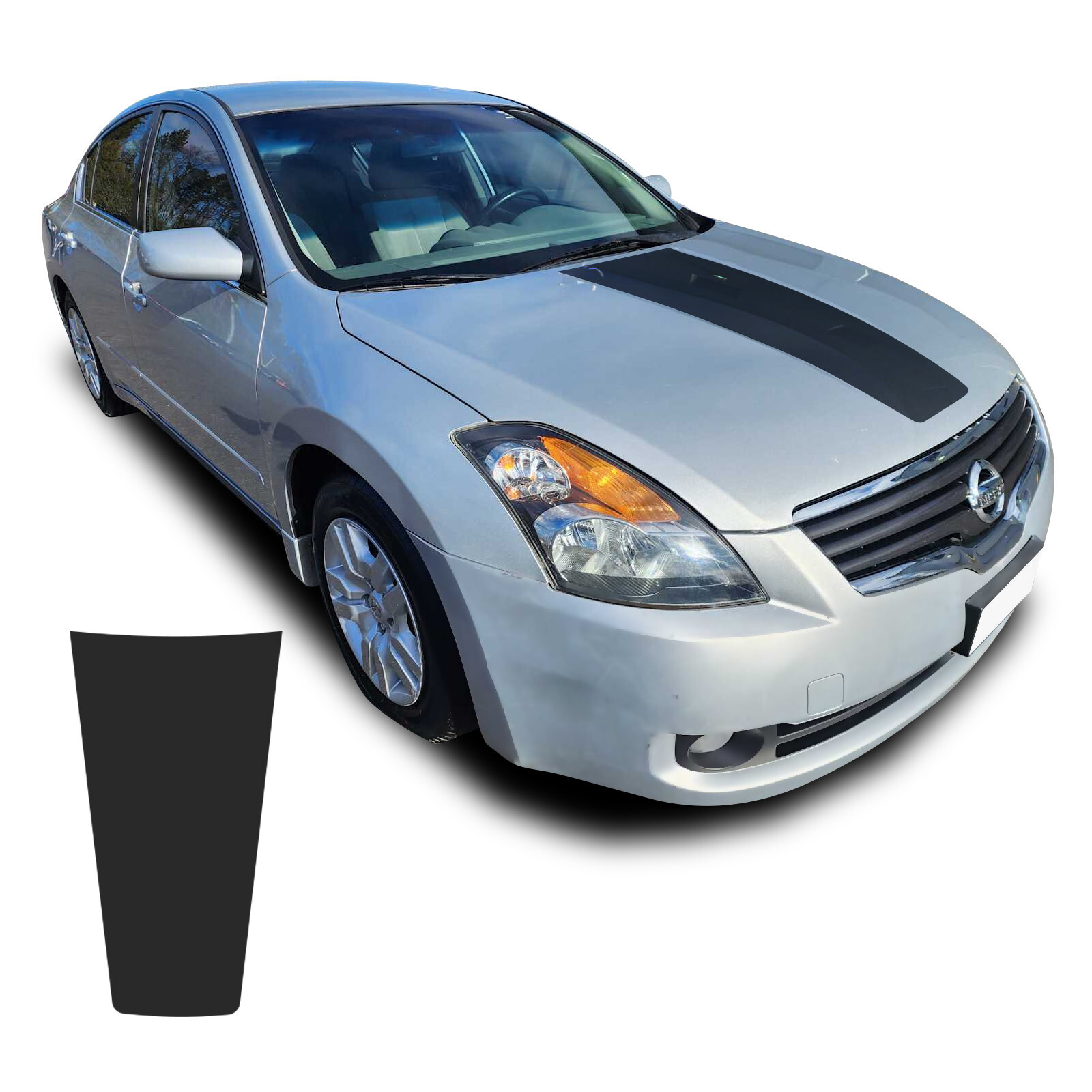Hood Vinyl Decal Racing Stripes Graphics For 2007-2012 Nissan Altima Coupe Sedan
