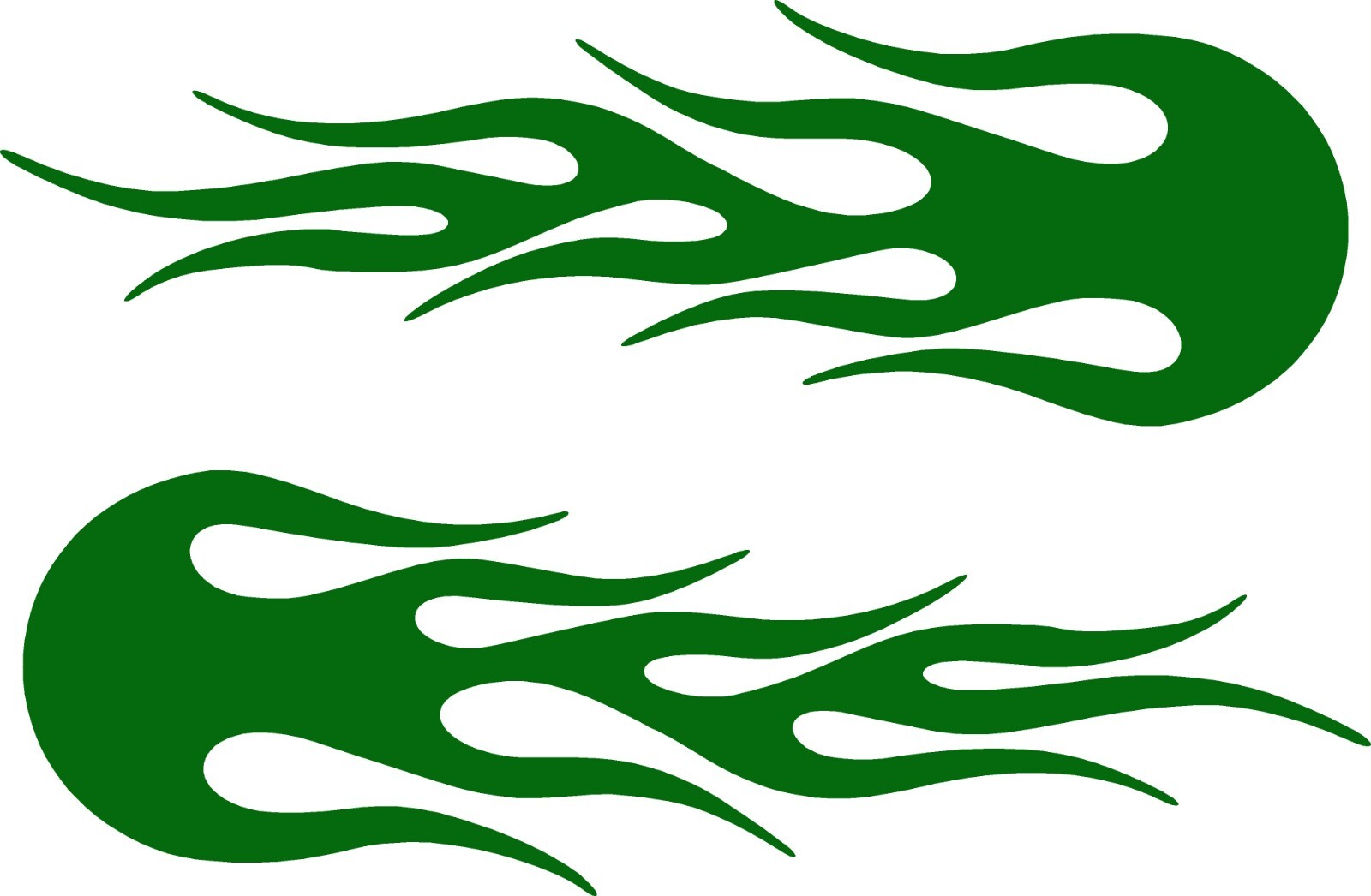 Vinyl Flames Decals Car Truck RV Golf Cart Stickers Graphics # 10 + Colors