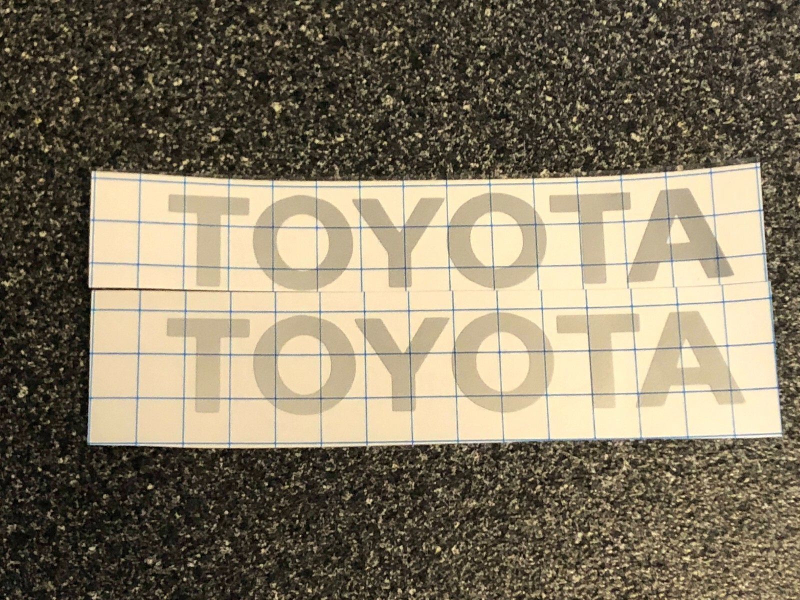 2x Toyota Logo Vinyl Sticker Decal 4″ 6″ 8″ 12″ 16″ 20″ 23″