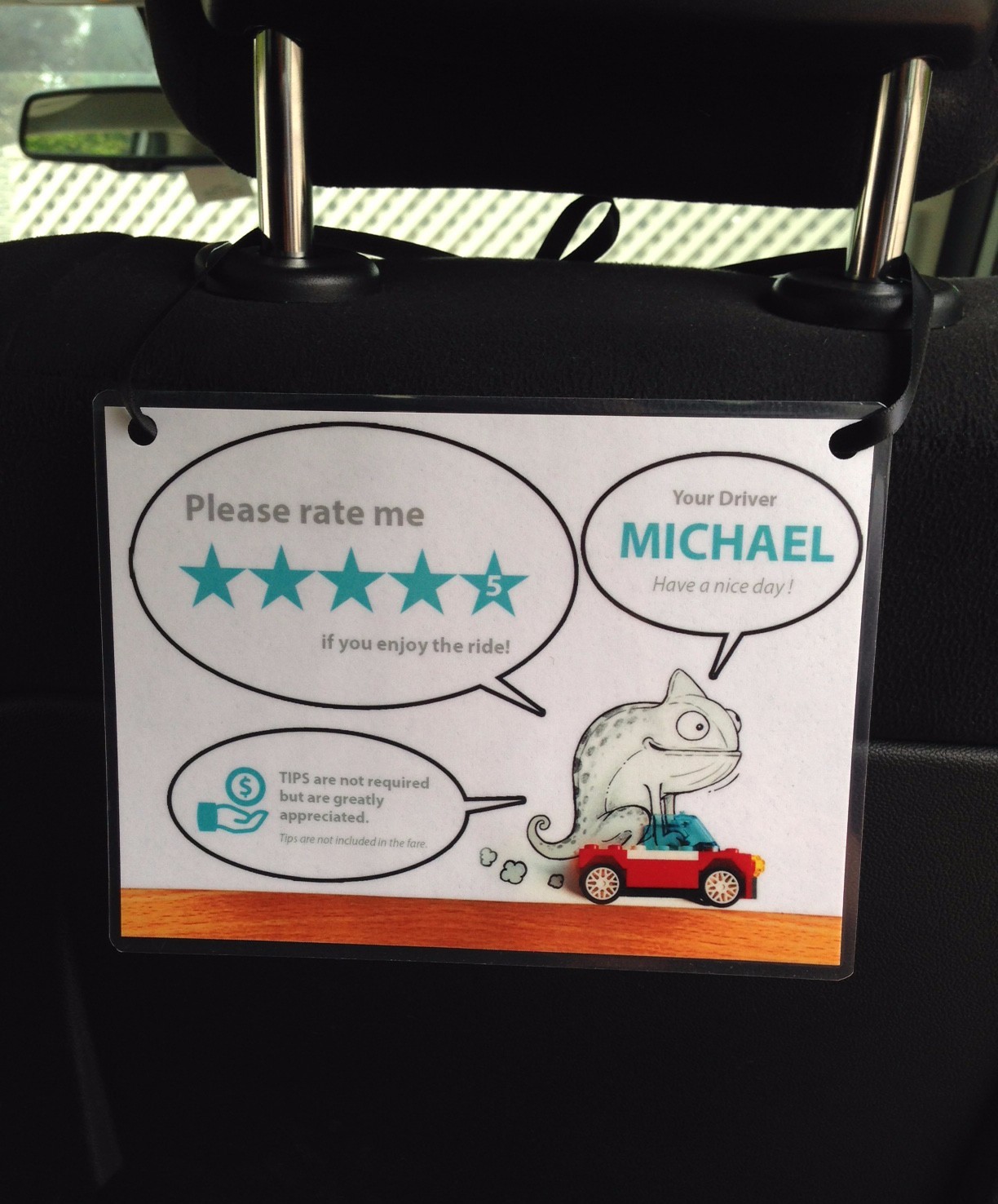 2 x Designer 2 – 5 Star Ratings Decal Sign Car Display Cards