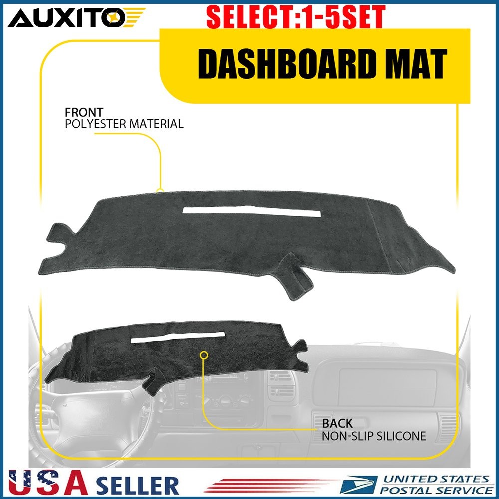 Fit 1997-1998 Chevrolet Silverado Dash Cover Mat Dashboard Pad Gray 1-5X