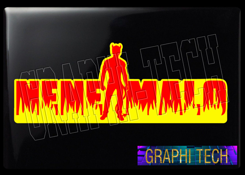 NENE MALO TOXICO DIABLO SEXY STICKER CALCOMANIA DECAL CALCA PEGATINA 18″ 👍