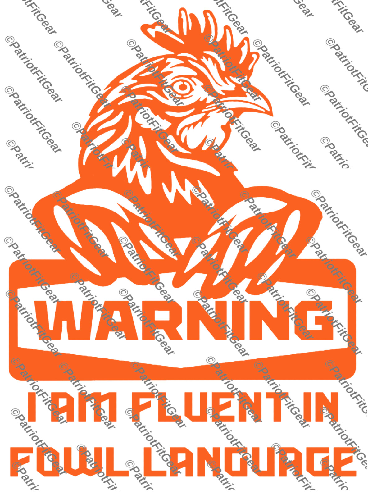 Chickens,I Am Fluent In Fowl Language,Poultry Farm,Hen,Pullet,Custom Vinyl Decal