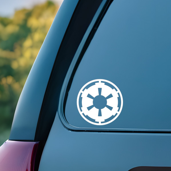 Imperial Crest Star Wars Logo Vinyl Decal Sticker Galactic Empire Star Wars