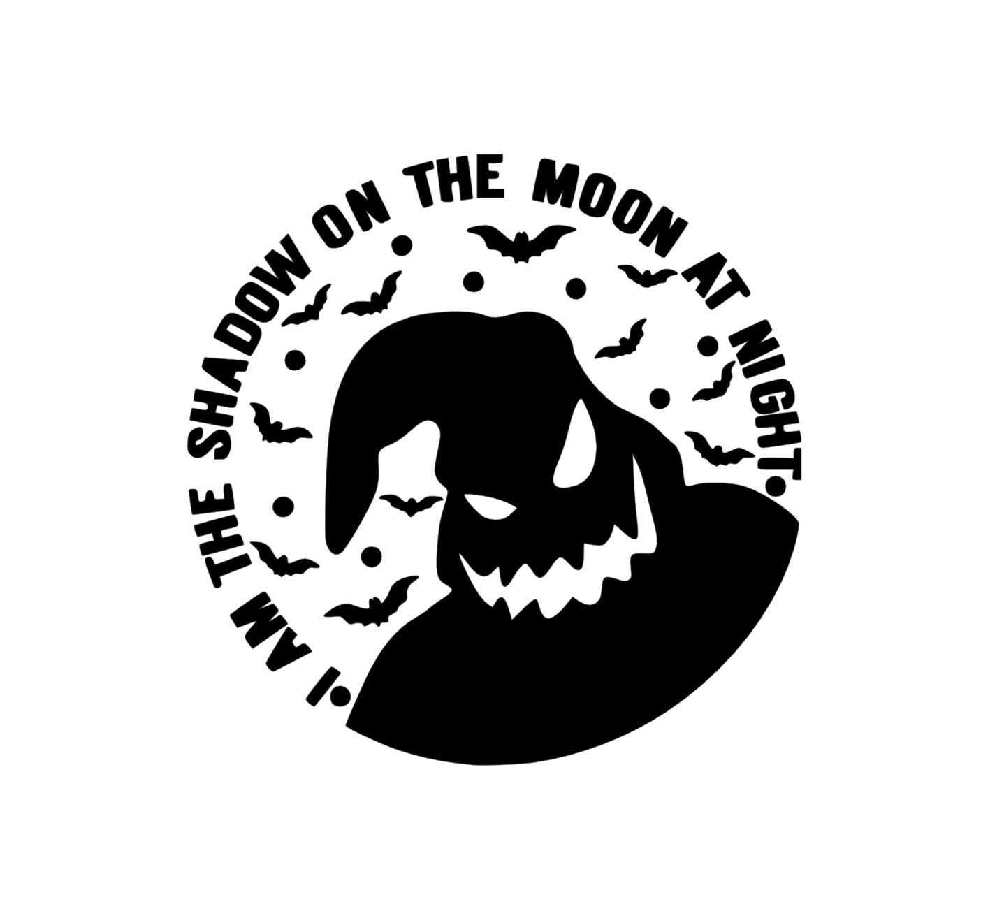 Oogie Boogie Decal Nightmare Before Christmas Vinyl Sticker YOU PICK COLOR
