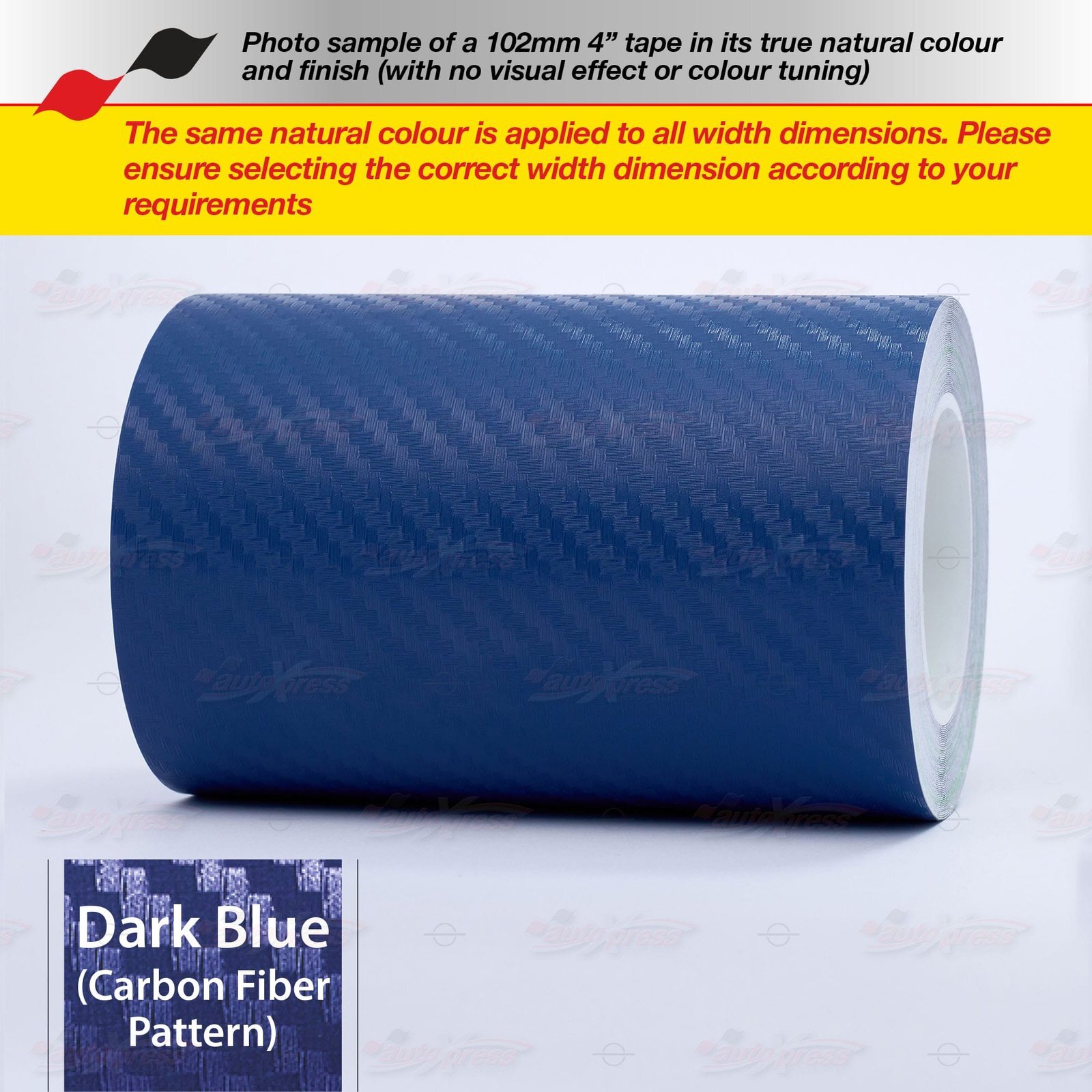 CARBON FIBER DARK BLUE 1.5″ 38mm PIN STRIPE Striping TAPE Decal Vinyl Sticker