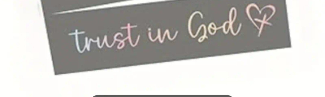 Trust In God Jesus Rearview Mirror Sticker Decal Pastel Metallic Free Shipping