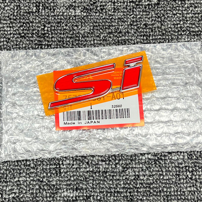1Pcs For Honda CIVIC 2Dr 4Dr ACCORD FIT JDM SI red emblem badge decal sticker