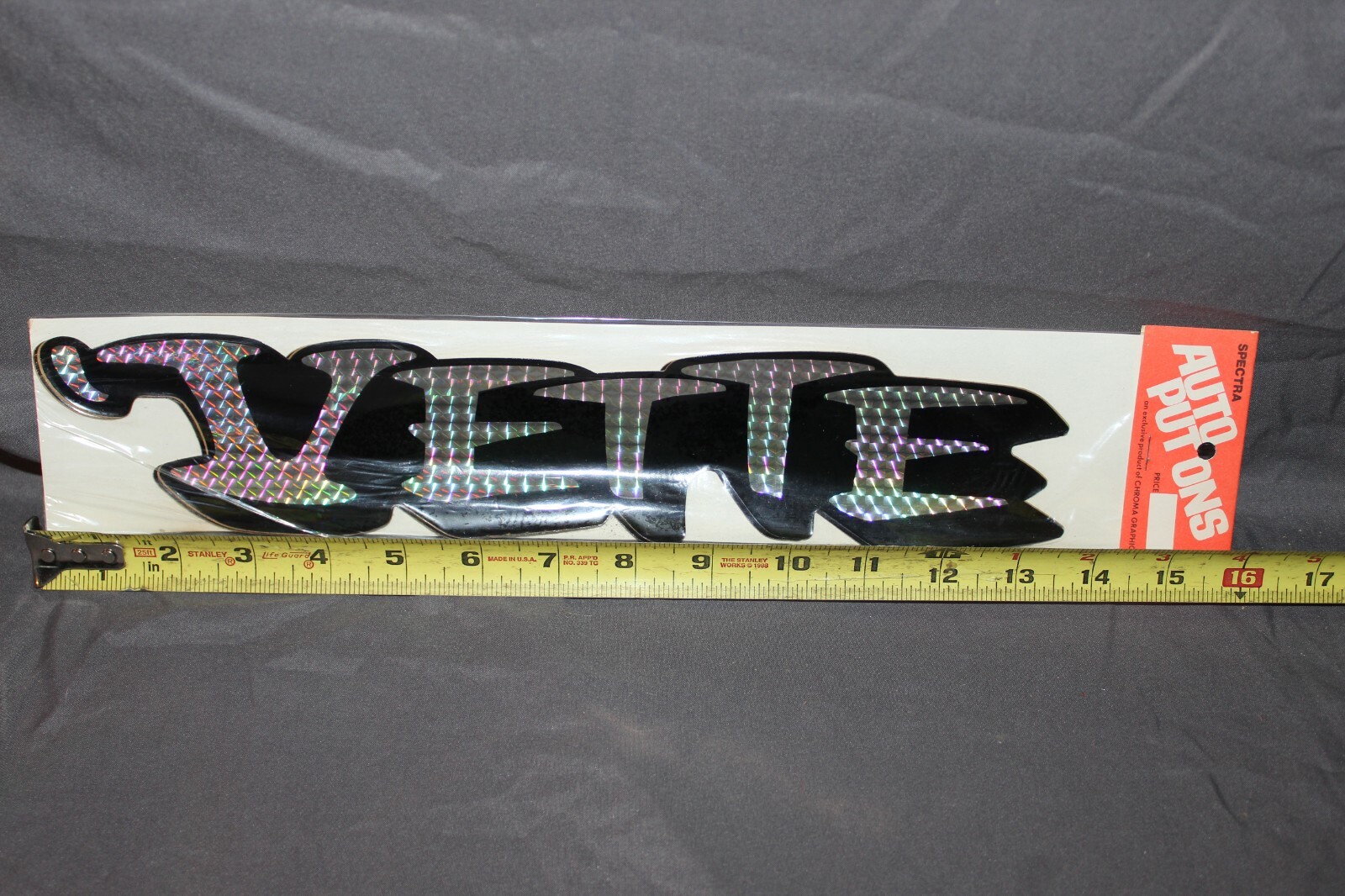 Chroma Graphics Vintage Spectra 70s 80s Decal Windshield Chevy Corvette Vette