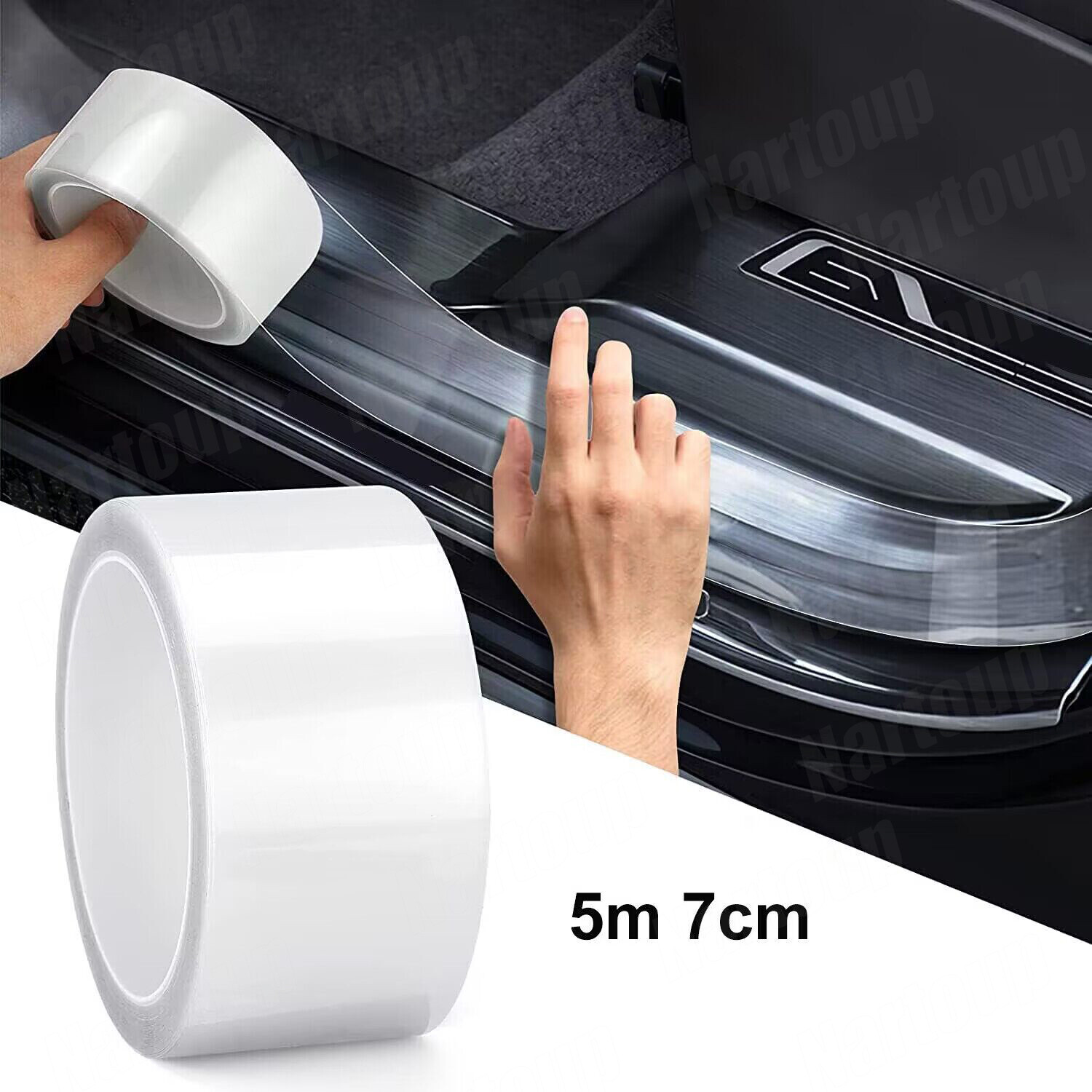 For Toyota CAR Door Plate Sill Scuff Covers Anti Scratch Decal Sticker Protector