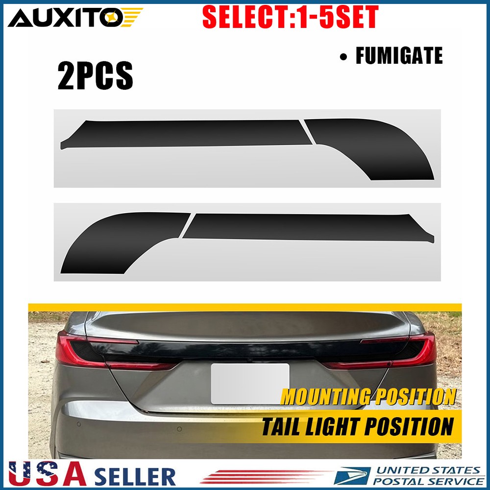 Tail Light Blackout Covers Precut Vinyl Overlay For 2025-2026 Toyota Camry 2-10X