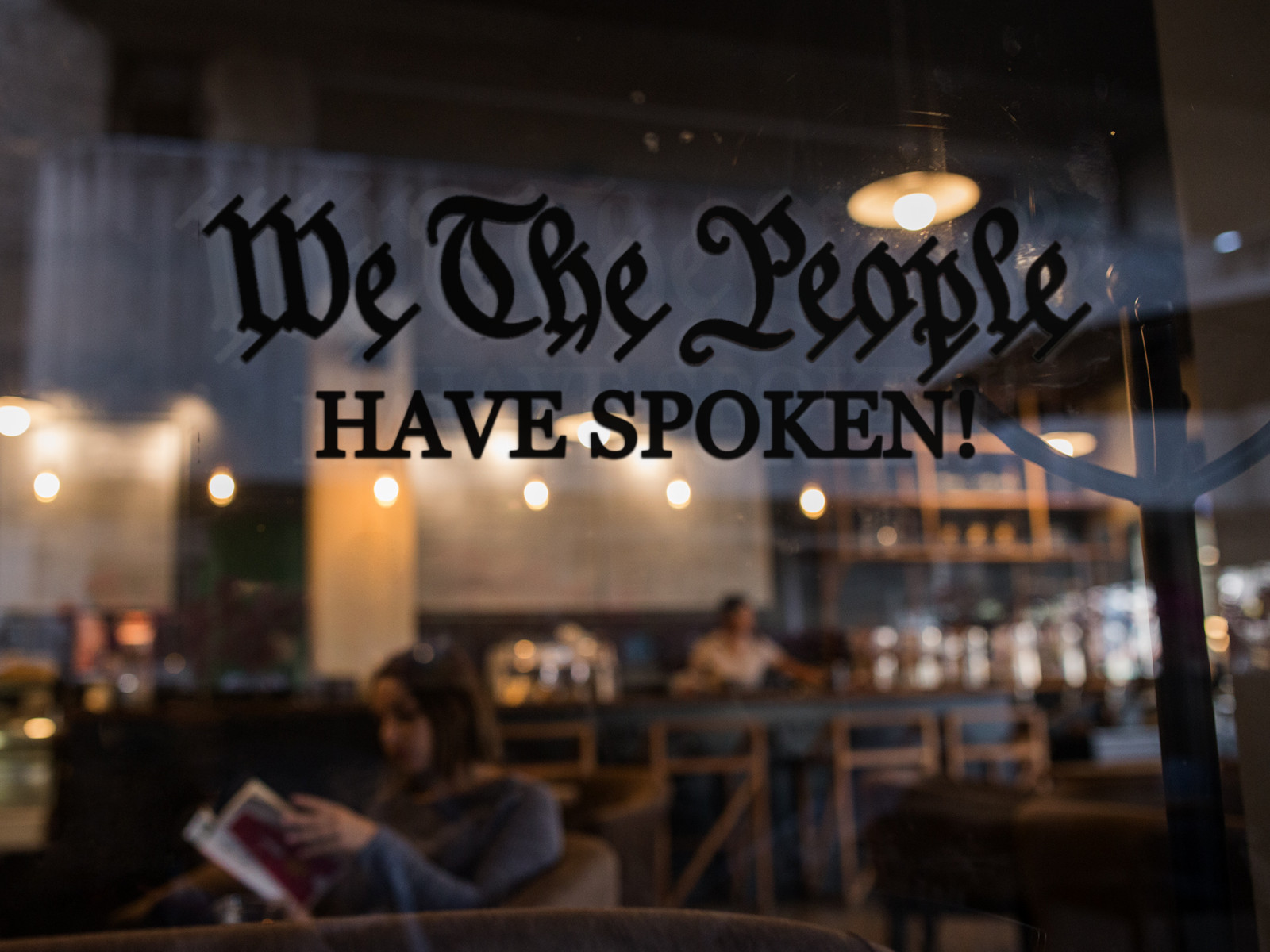 We the People HAVE SPOKEN Car Window Vinyl Decal Graphic Sticker 2024 NEW