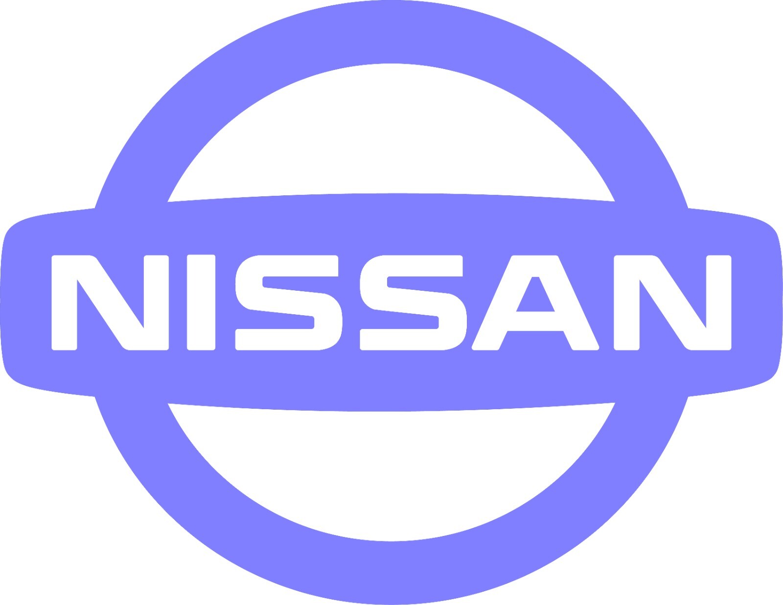 Custom Nissan Badge Emblem Die Cut Vinyl Decal Multiple Colors and Sizes