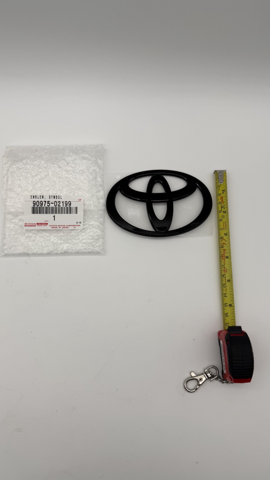 JDM OEM TOYOTA Prius 60 Nightshade MXWH61 Front Rear Emblem Set Black NEW JAPAN